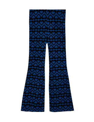 

Girls M&S Collection Cotton Rich Heart Print Leggings (6-16 Yrs) - Blue Mix, Blue Mix