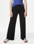 Cotton Blend Flared Trousers (6-16 Yrs)