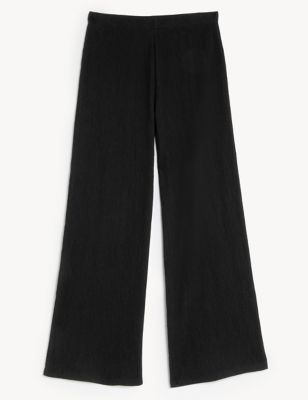 

Girls M&S Collection Cotton Blend Flared Trousers (6 - 16 Yrs) - Black, Black