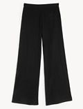 Cotton Blend Flared Trousers (6-16 Yrs)