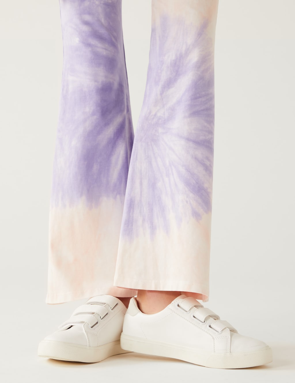 Cotton Rich Tie Dye Flared Leggings (6-16 Yrs) image 2