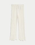 Pure Cotton Flared Trousers (6-16 Yrs)