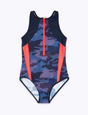 camo print swimsuit