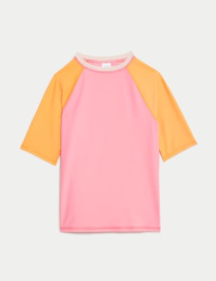 Colour Block Rash Vest (6-16 Yrs)