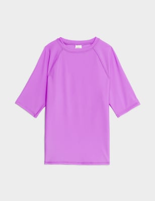 

Girls M&S Collection Rash Vest (6-16 Yrs) - Purple, Purple