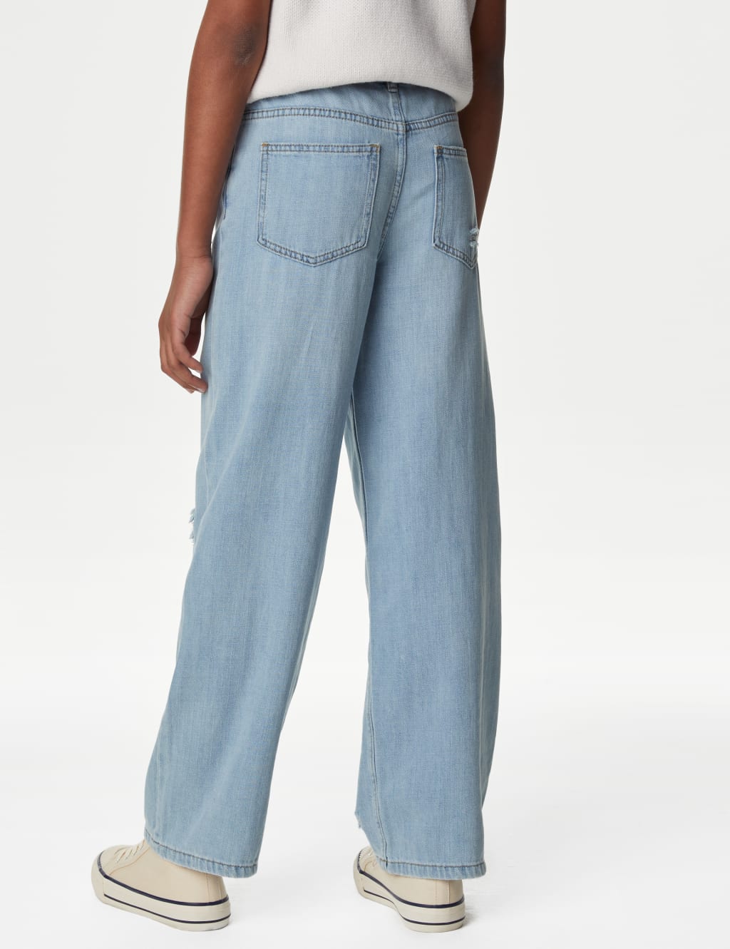 Relaxed Denim Jeans (6-16 Yrs) image 5