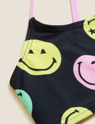 

Girls M&S Collection Smiley Bikini (6-16 Yrs) - Black, Black