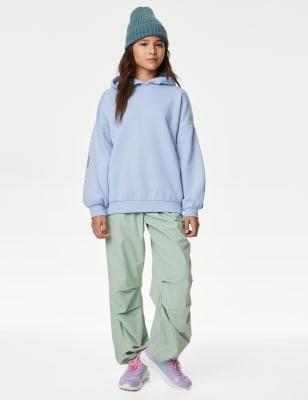 

Girls,Unisex,Boys M&S Collection Pure Cotton Dragon Parachute Trousers (6-16 Yrs) - Green, Green