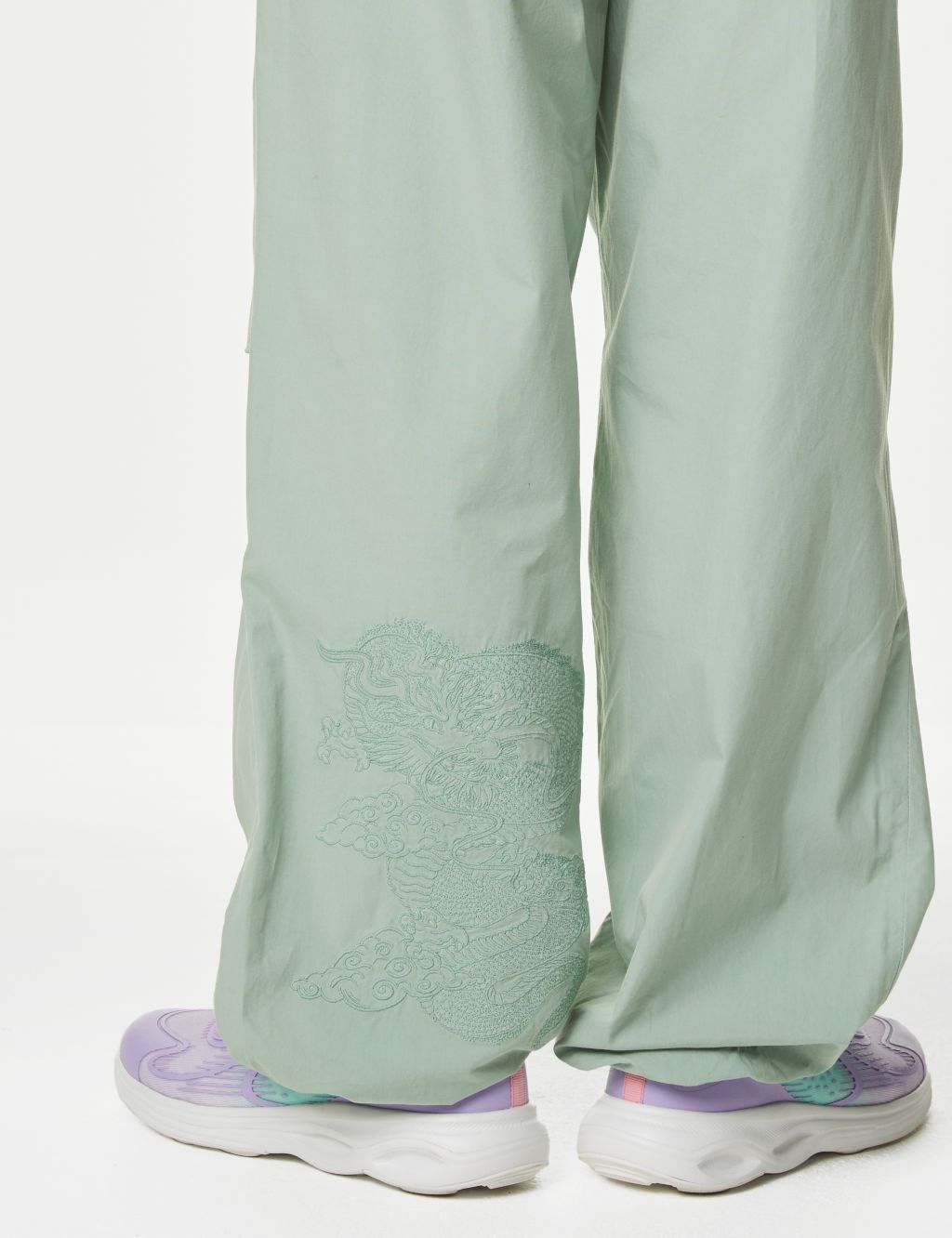 Pure Cotton Dragon Parachute Trousers (6-16 Yrs) image 4