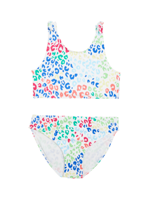 

M&S Collection Bikini con estampado de leopardo (6-16 años) - White, White