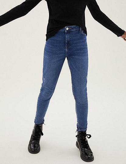 Mini Ivy Skinny Denim Ripped Jeans (6-16 Yrs)