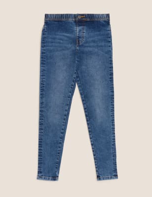 

Girls Slim Fit Denim Jeggings (6-16 Yrs), Denim