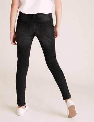 jeans with sequin side stripe