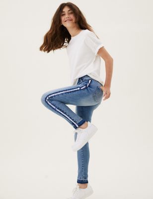 Mini Skinny Denim Side Jeans (6-16