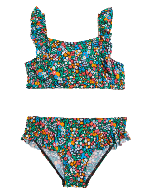 

M&S Collection Bikini floral (6-16 años) - Black, Black