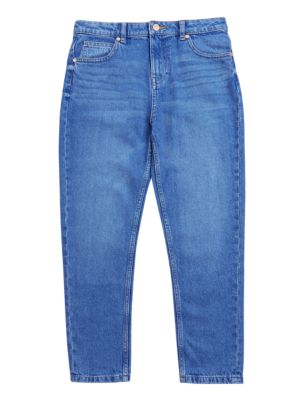 

Girls M&S Collection Mom Denim Jeans (6-16 Yrs) - Bright Blue, Bright Blue