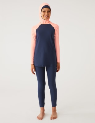 

Girls M&S Collection 3pc Colour Block Long Sleeve Set (6-16 Yrs) - Coral, Coral