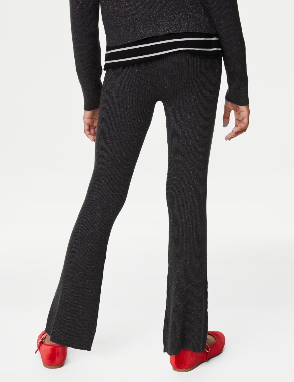 Sparkly Flared Trousers (6-16 Yrs) image 4