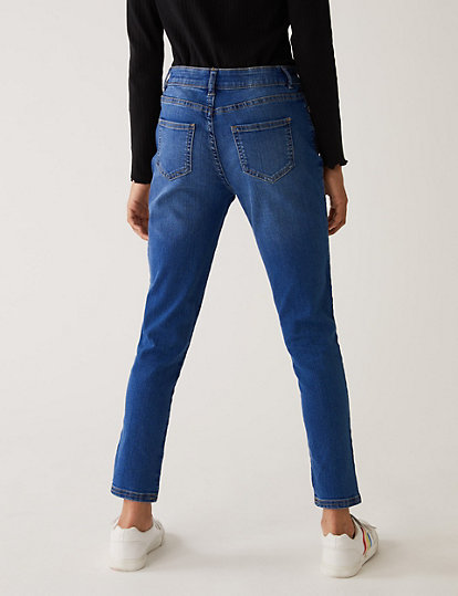 Skinny Cotton Rich Denim Sequin Jeans