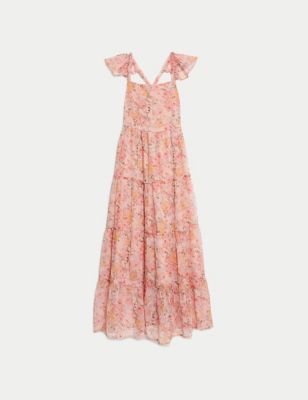 Floral Tiered Maxi Dress (6-16 Yrs)