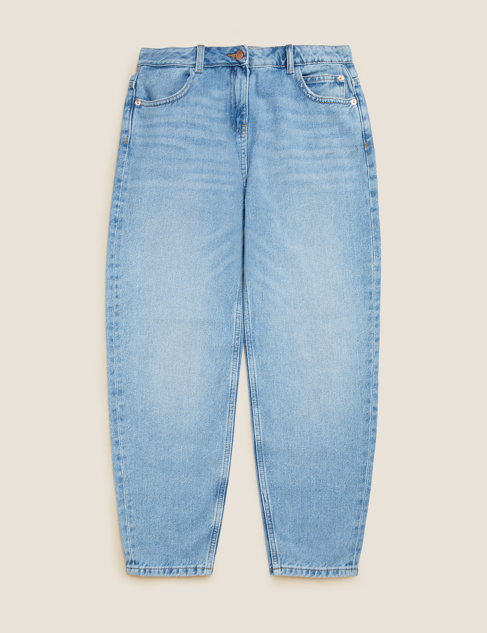 Barrel Leg Denim Jeans (6-16 Yrs)