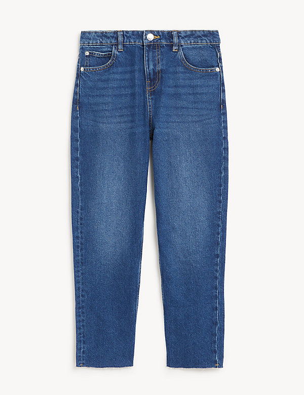 Denim jeans met rechte pijpen (6-16 jaar) - NL