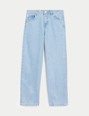 Wide Leg Denim Jeans (6-16 Yrs)