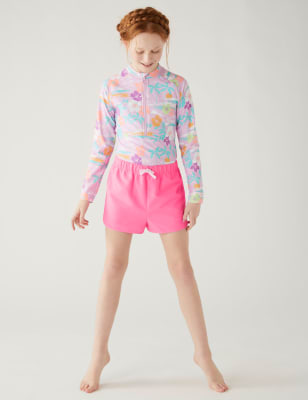 

Girls M&S Collection Swim Shorts - Pink, Pink