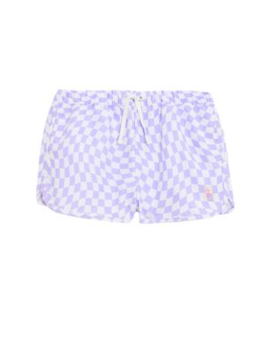 

Girls M&S Collection Checkerboard Swim Shorts (6-16 Yrs) - Lilac Mix, Lilac Mix