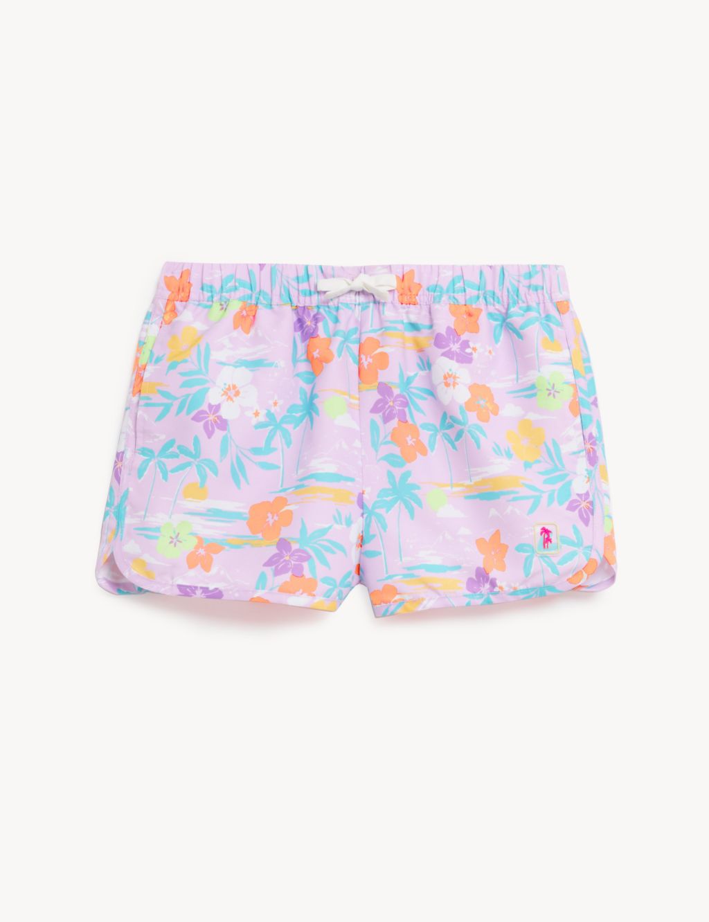 Palm Print Swim Shorts (6-16 Yrs) image 2