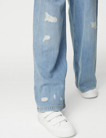 90's Baggy Low Rise Denim Cargo Jeans (6-16 Yrs)