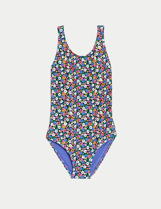 Ditsy Floral Swimsuit (6-16 Yrs)