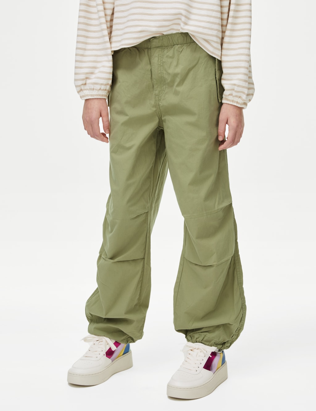 Parachute Pure Cotton Trousers (6-16 Yrs) image 3