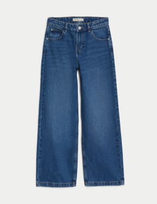 Wide Leg Denim Jeans (6-16 Yrs)