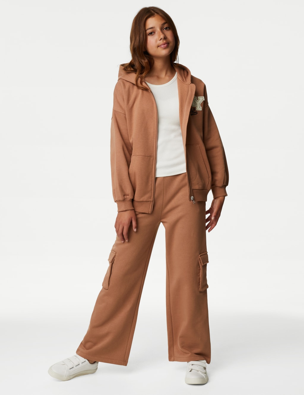 Cotton Rich Cargo Joggers (6-16 Yrs) image 3