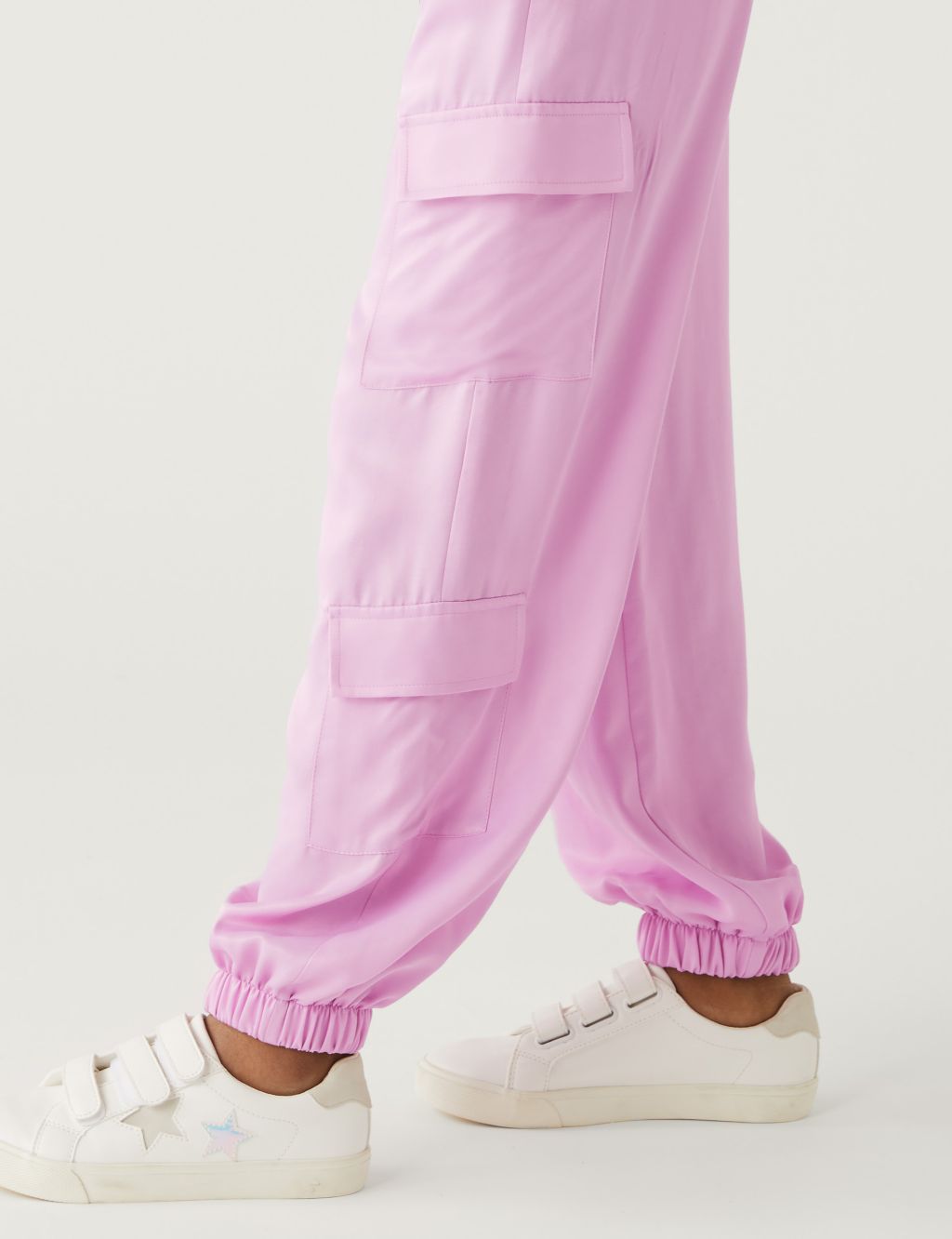 Satin Cargo Trousers (6-16 Yrs) image 2