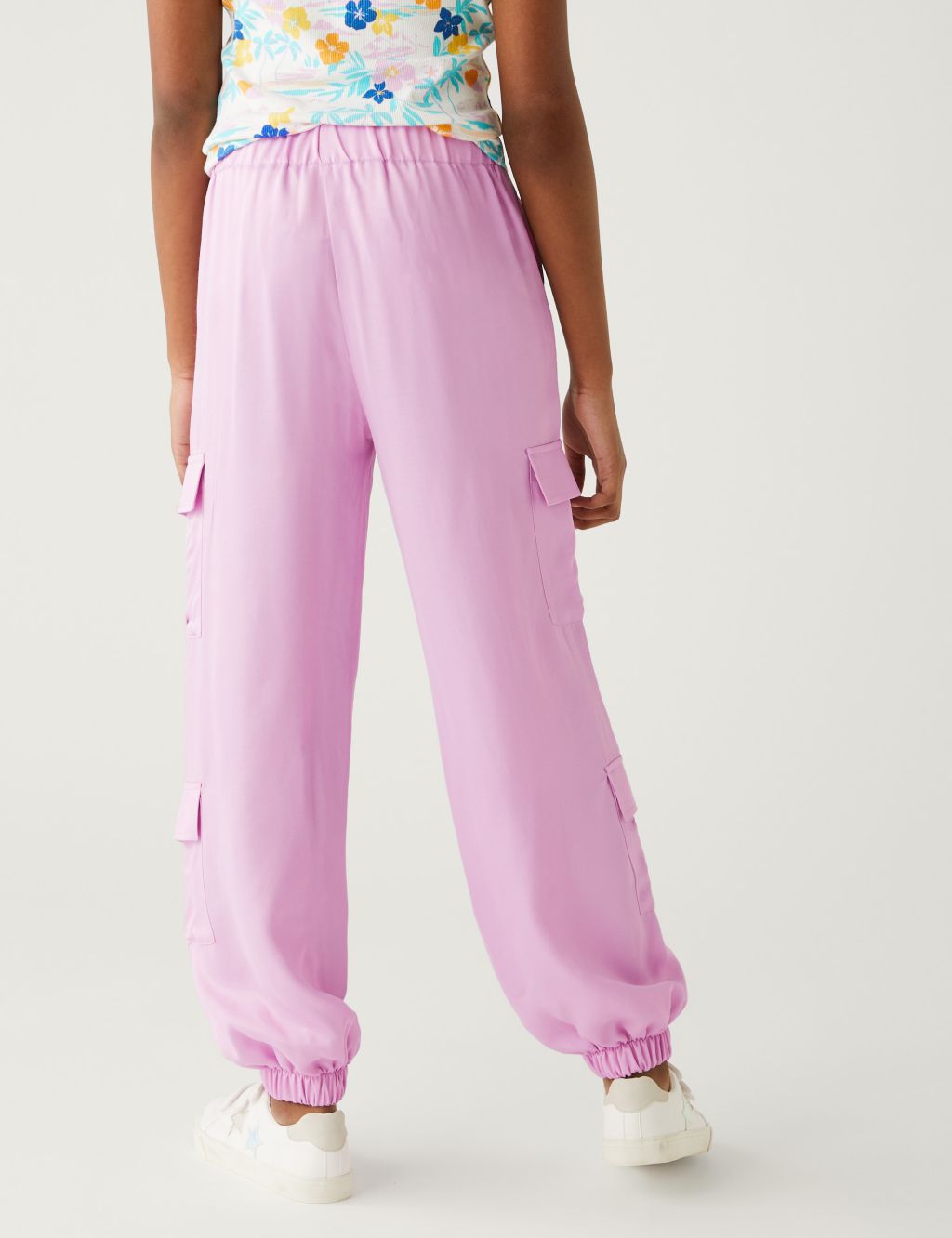 Satin Cargo Trousers (6-16 Yrs) image 4