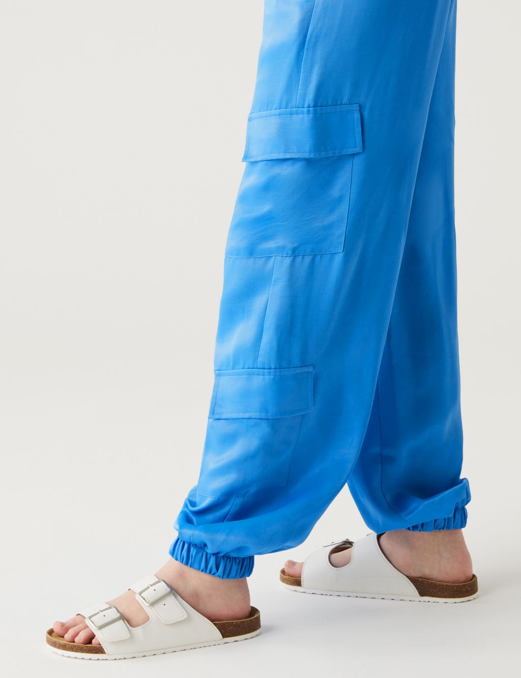 Satin Cargo Trousers (6-16 Yrs) image 3