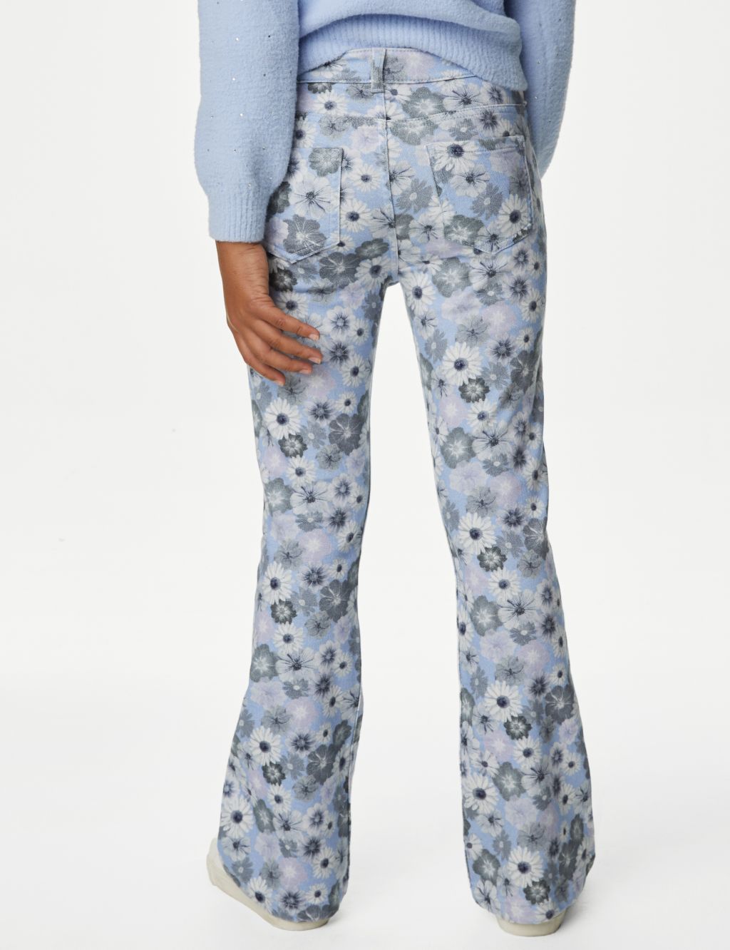 Floral Flared Jeans (6-16 Yrs) image 5