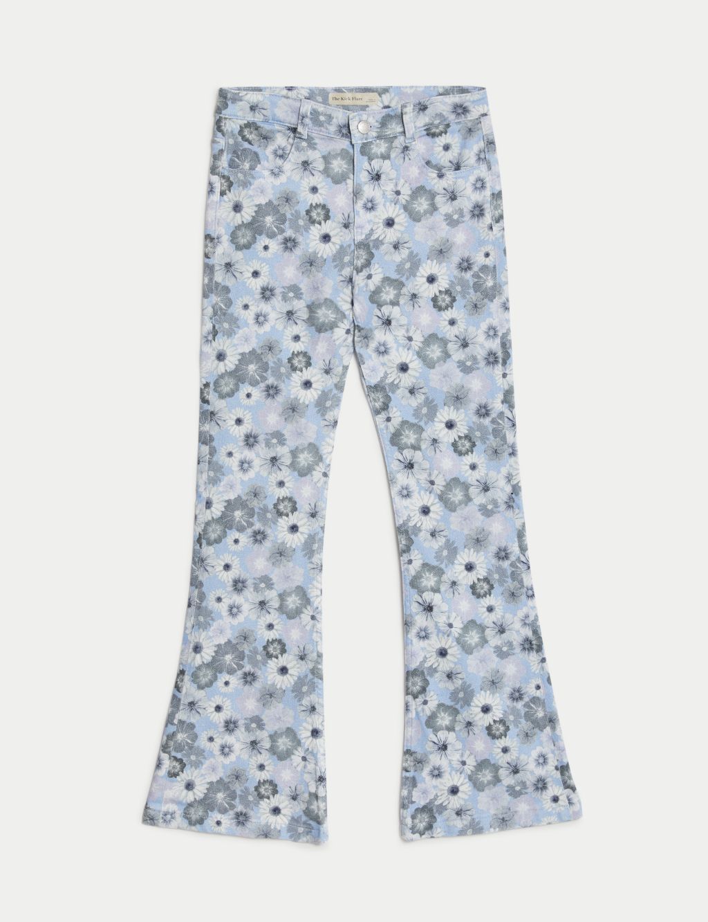 Floral Flared Jeans (6-16 Yrs) image 2
