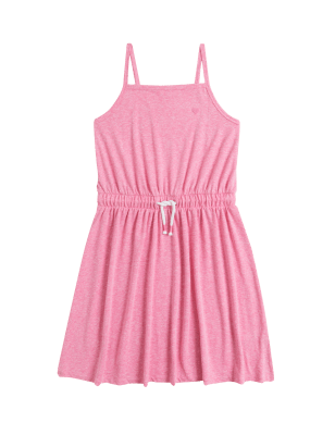 

M&S Collection Kleid aus Baumwollmischgewebe (6-16 J.) - Pink, Pink