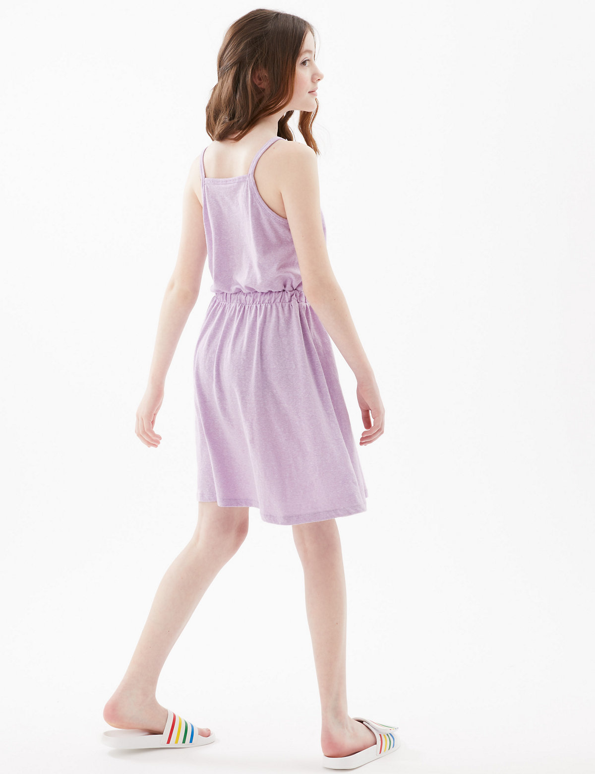 Cotton Blend Dress (6-16 Yrs)