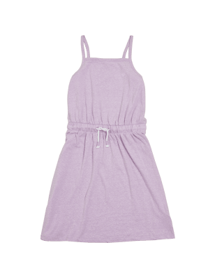 

Girls M&S Collection Cotton Blend Dress (6-16 Yrs) - Lilac, Lilac