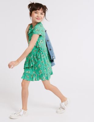 All Over Floral Print Wrap Dress (3-16 Yrs) - IL