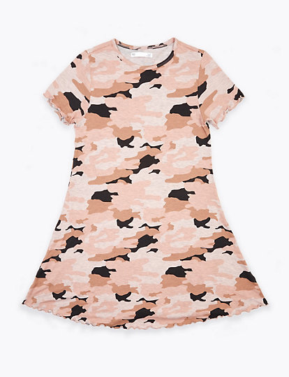 Camouflage Print Dress (6-16 Yrs)