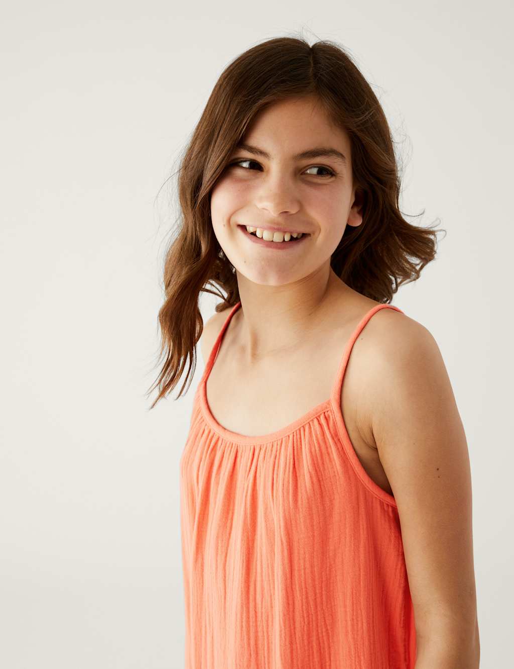 Pure Cotton Tiered Maxi Dress (6-16 Yrs) image 2