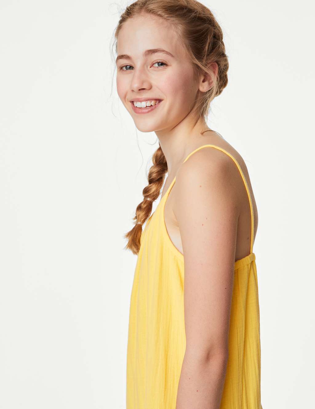 Pure Cotton Tiered Maxi Dress (6-16 Yrs) image 2