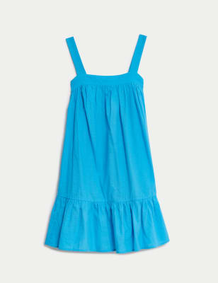 Pure Cotton Tiered Dress (6-16 Yrs)