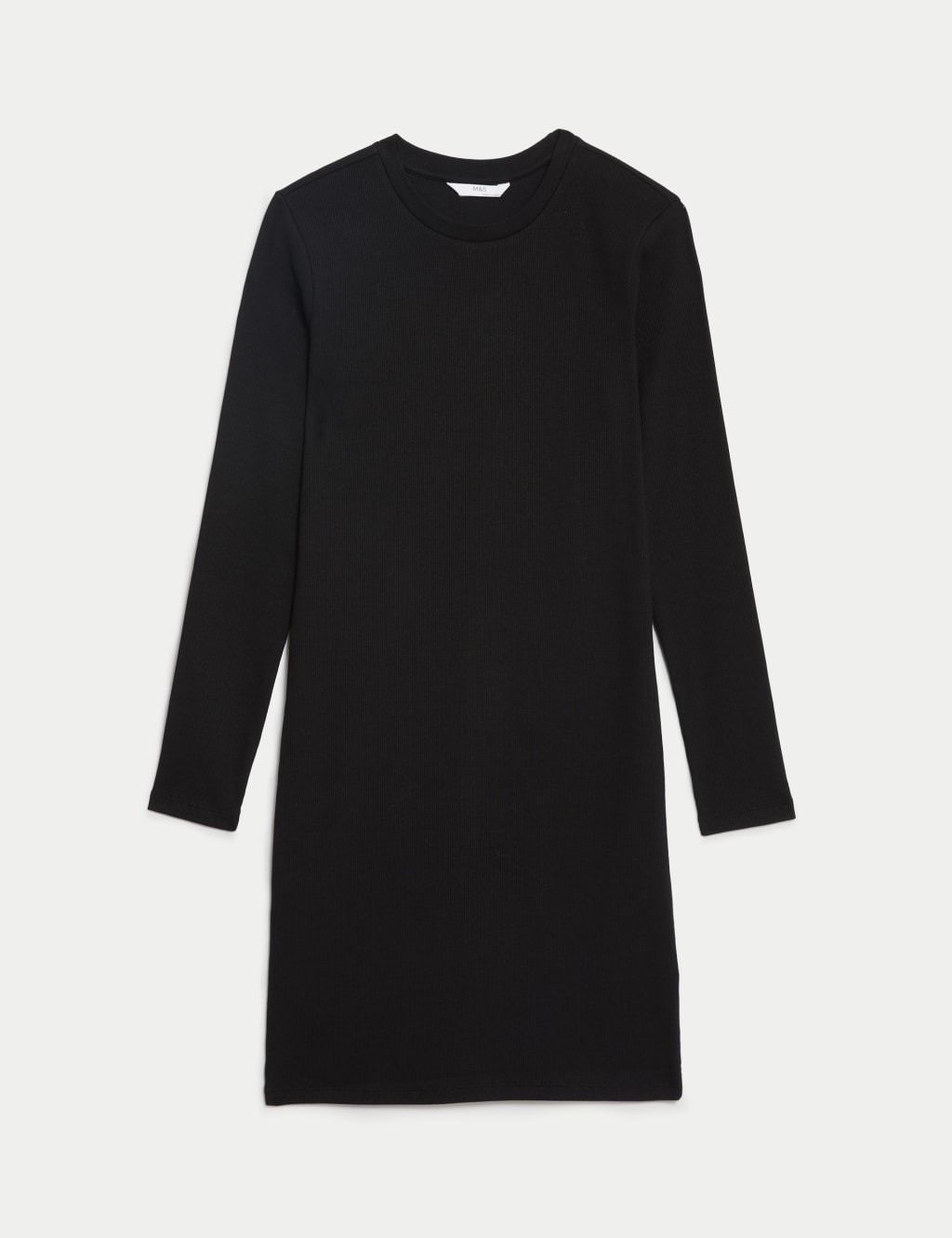 Cotton Rich Ribbed Dress (6-16 Yrs) image 2