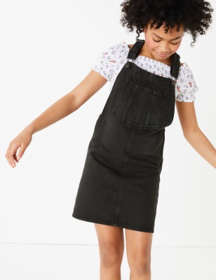 Denim Pinafore Dress 6 16 Years